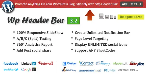 WP Header Bar WordPress Notication Plugins