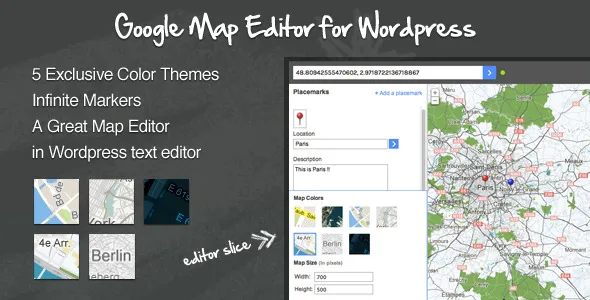 Google Maps Editor WordPress Google Maps Plugins