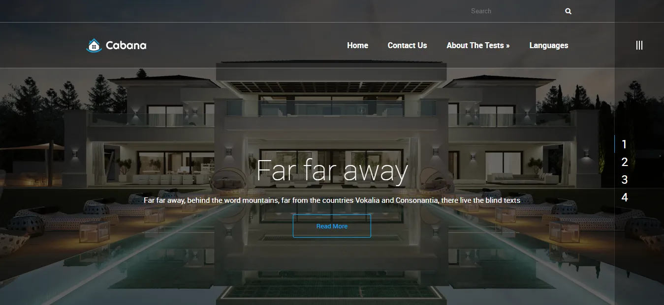 Cabana Real Estate WordPress Theme