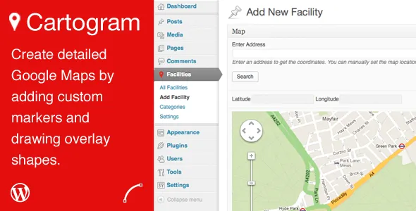 Cartogram WordPress Google Maps Plugins